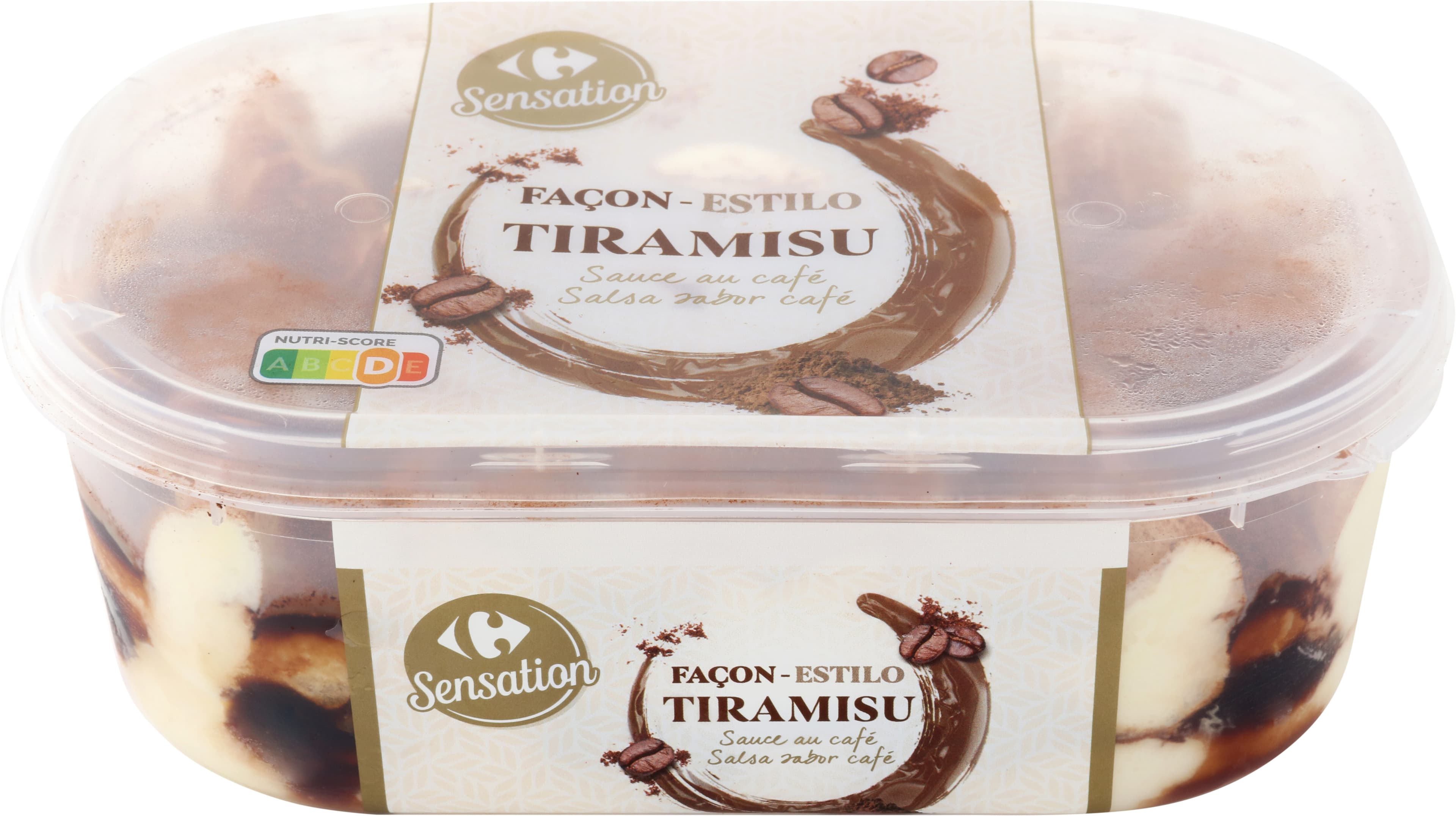 Carrefour Helado de tiramisú packshot