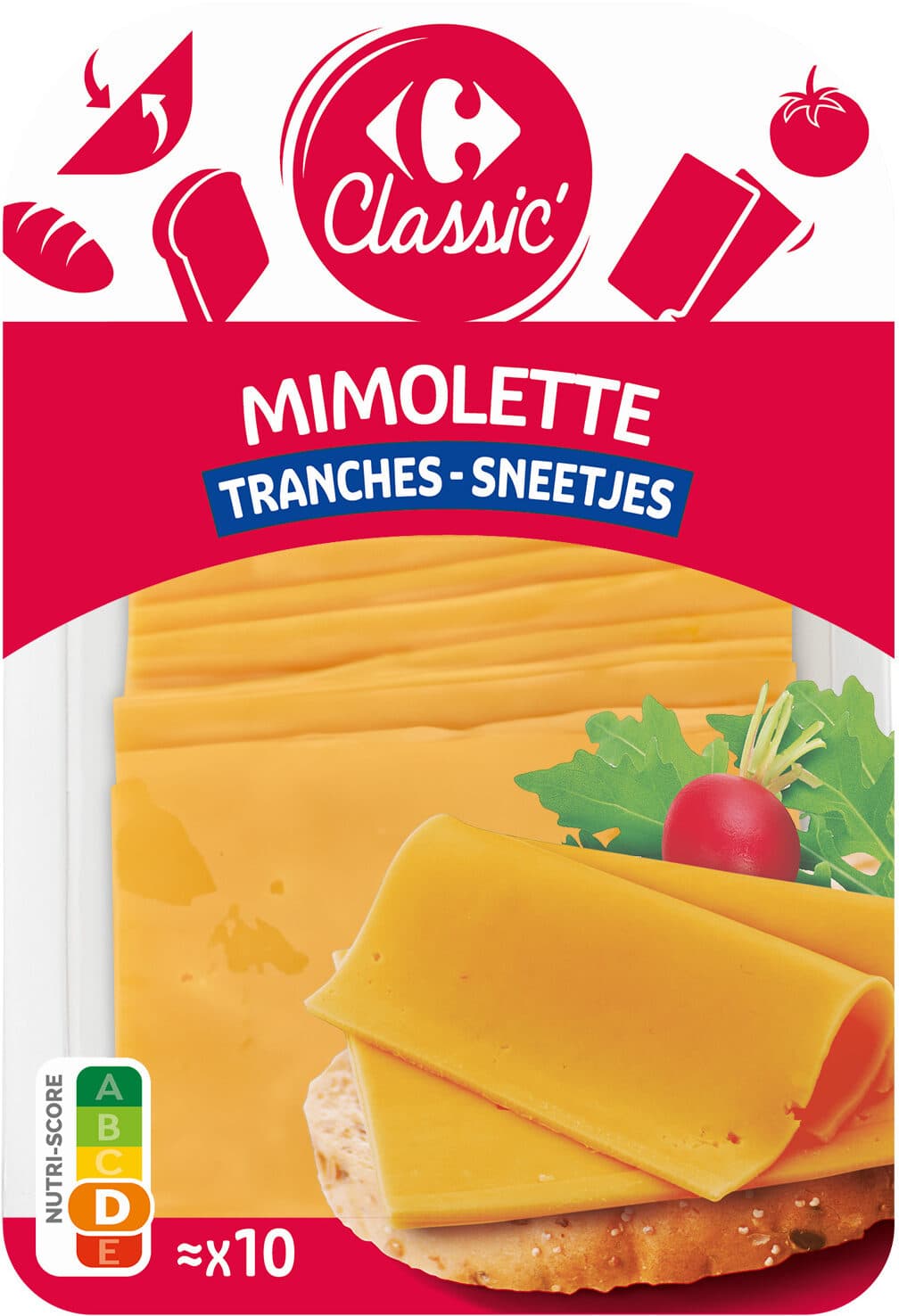 Classic Mimolette Tranches packshot
