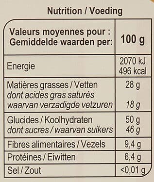 Carrefour Dessert noir packshot