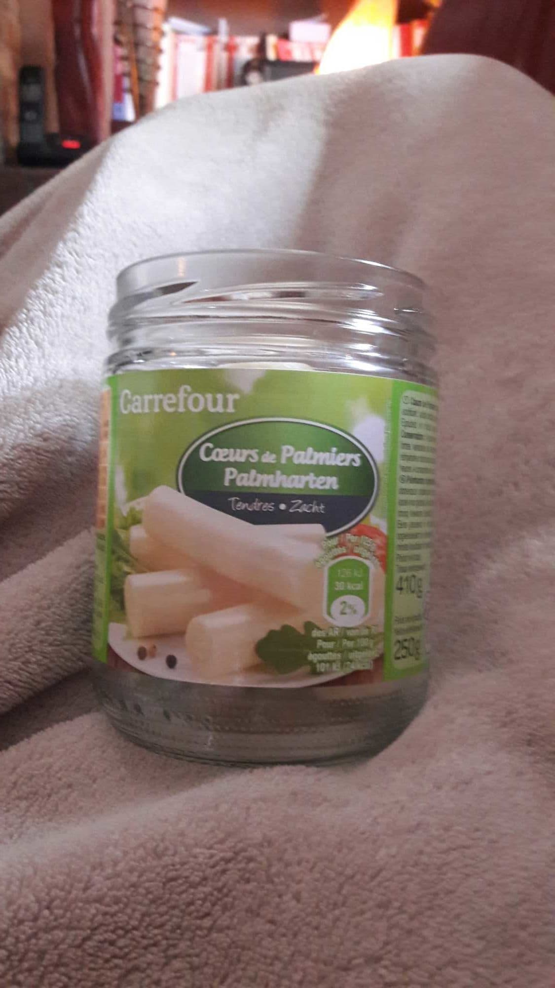 Carrefour Cœurs de palmiers Tendres packshot