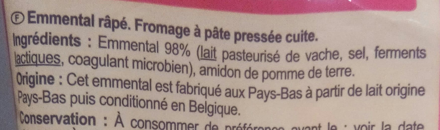 Carrefour Queso rallado emmental packshot