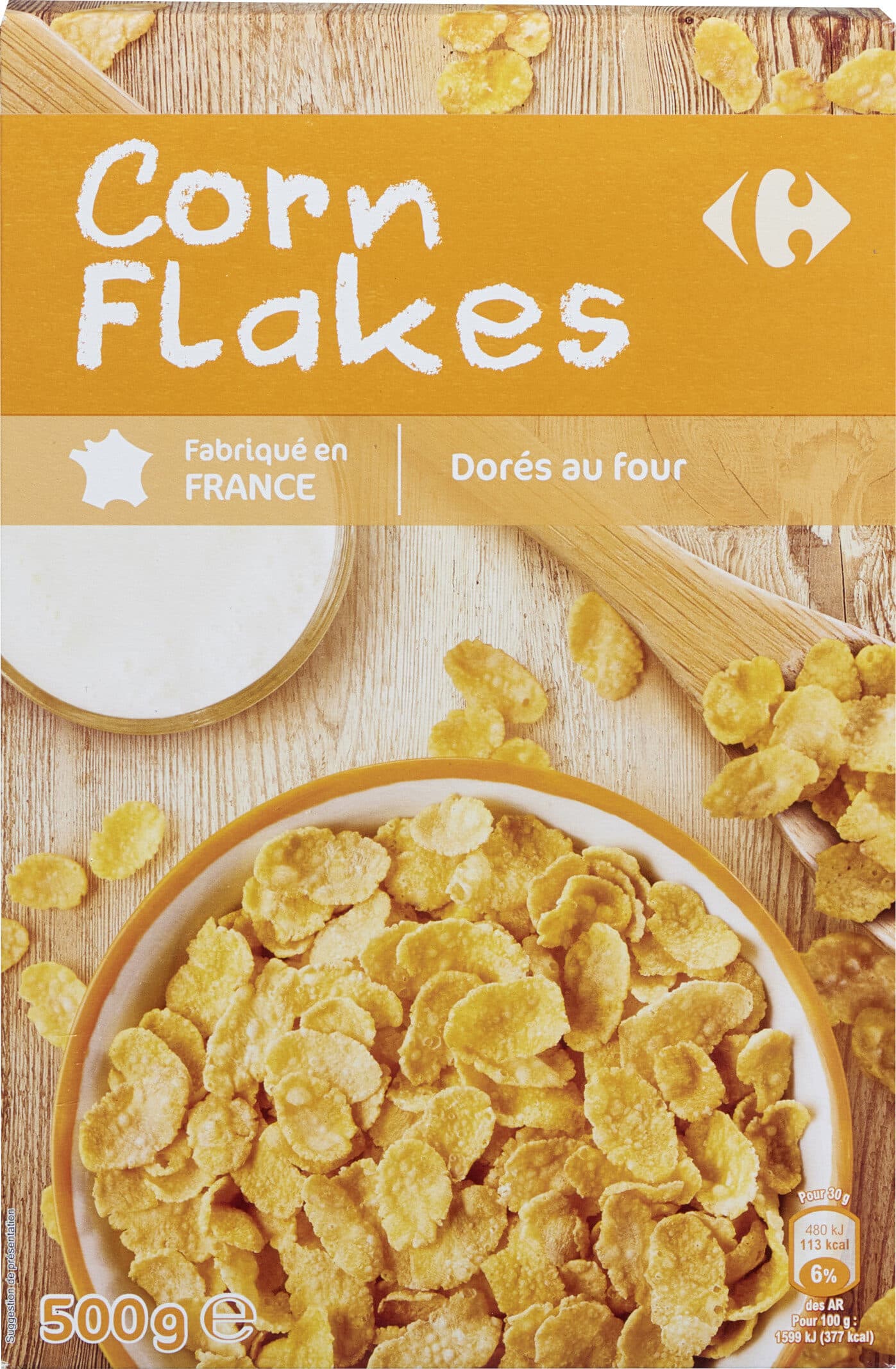 Carrefour Corn Flakes packshot