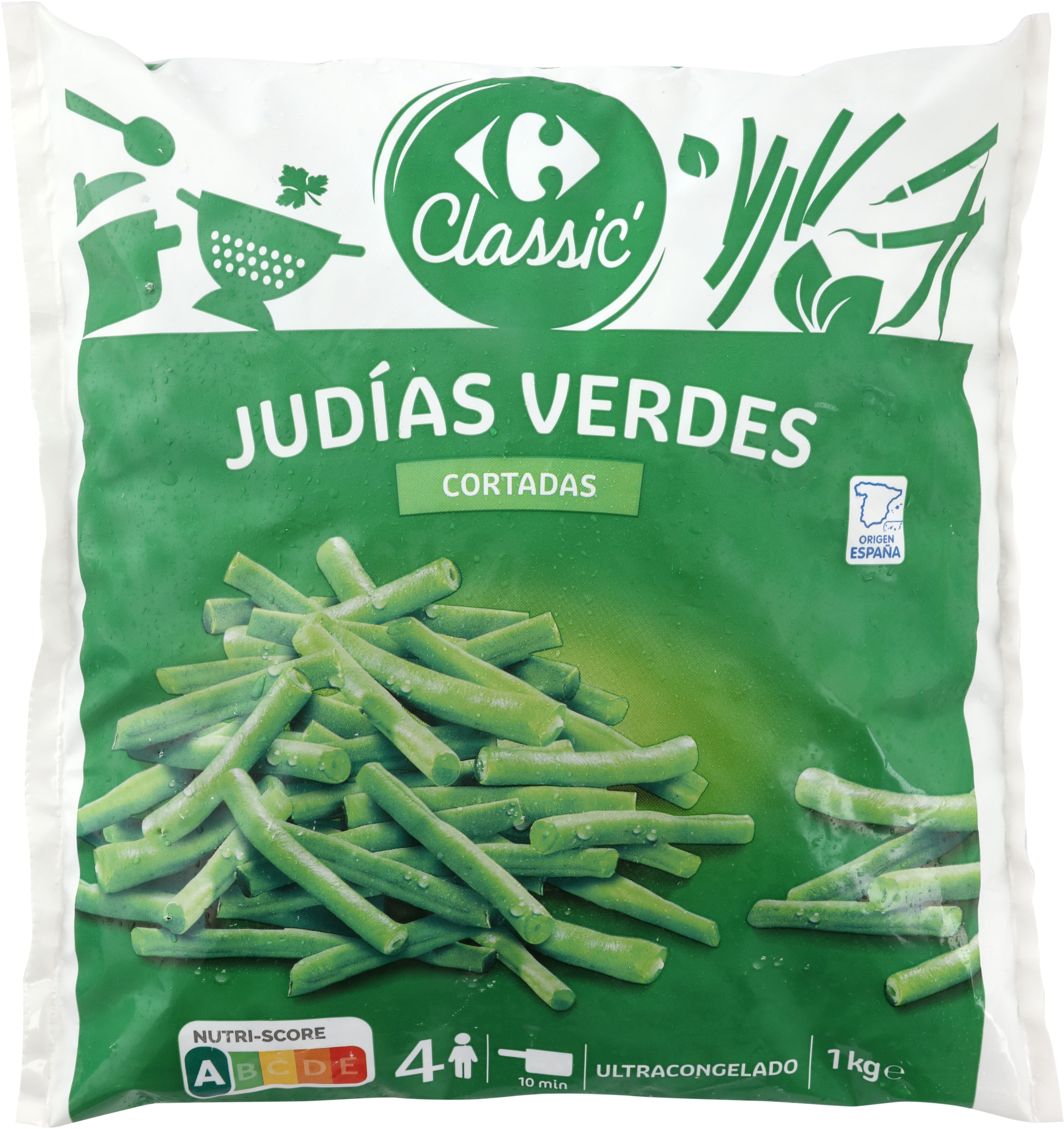 Carrefour Judías troceadas packshot