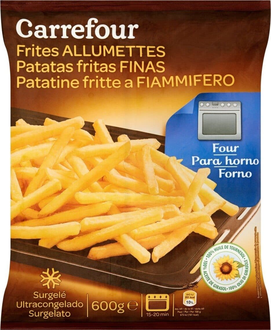 Carrefour Patatas corte fino especial para horno packshot