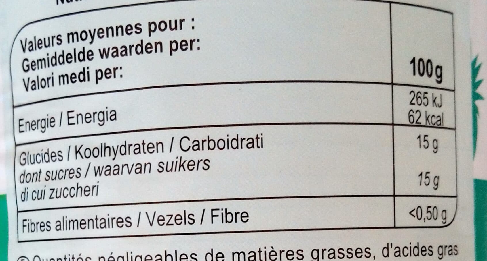 Carrefour Ananas au jus d'ananas packshot