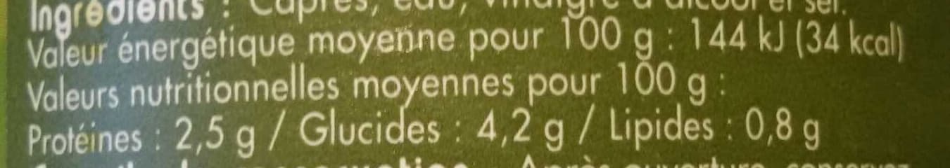 En Cuisine Câpres surfines au vinaigre packshot