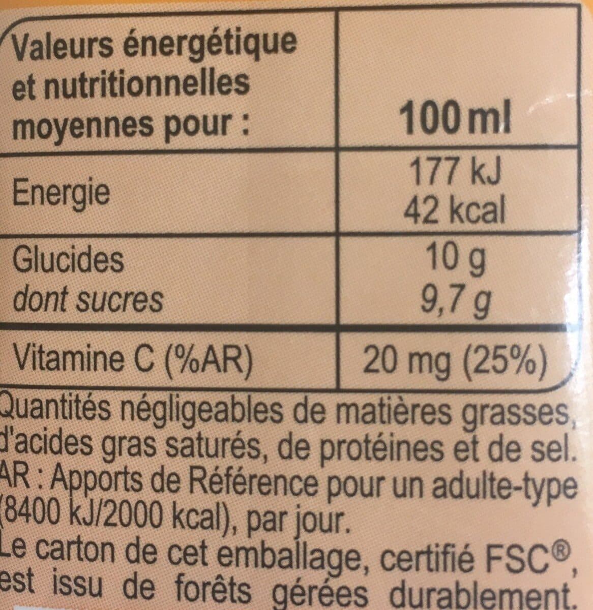 Carrefour Orange sans pulpe packshot