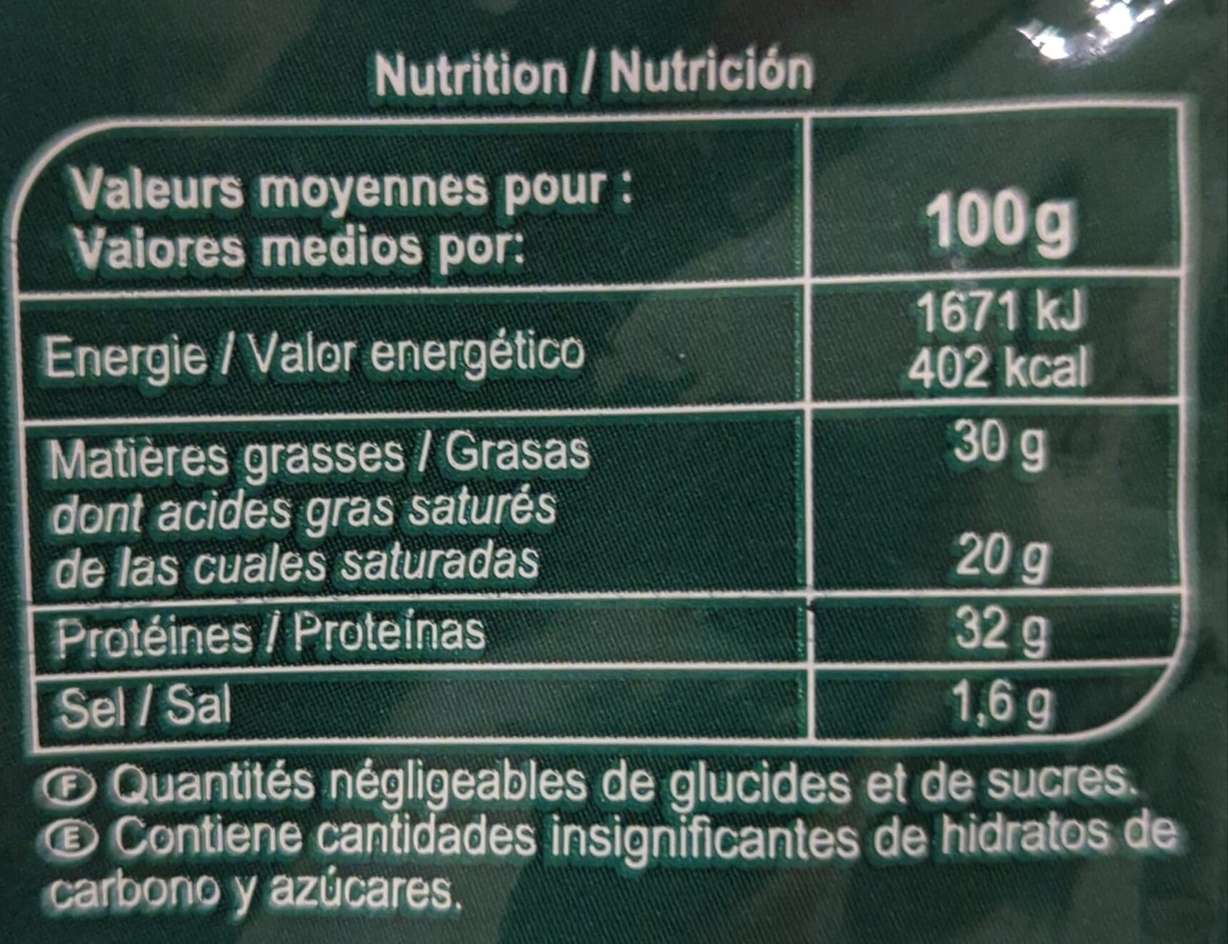 Extra Sapori d'Italia Queso rallado parmesano packshot