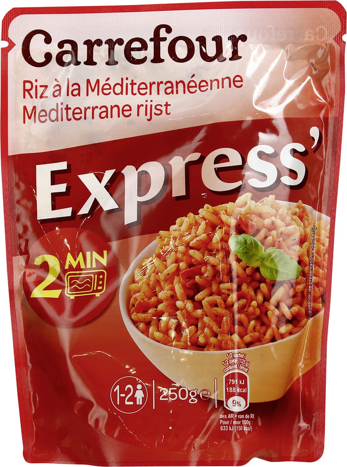 Carrefour Riz À la méditerranéenne packshot