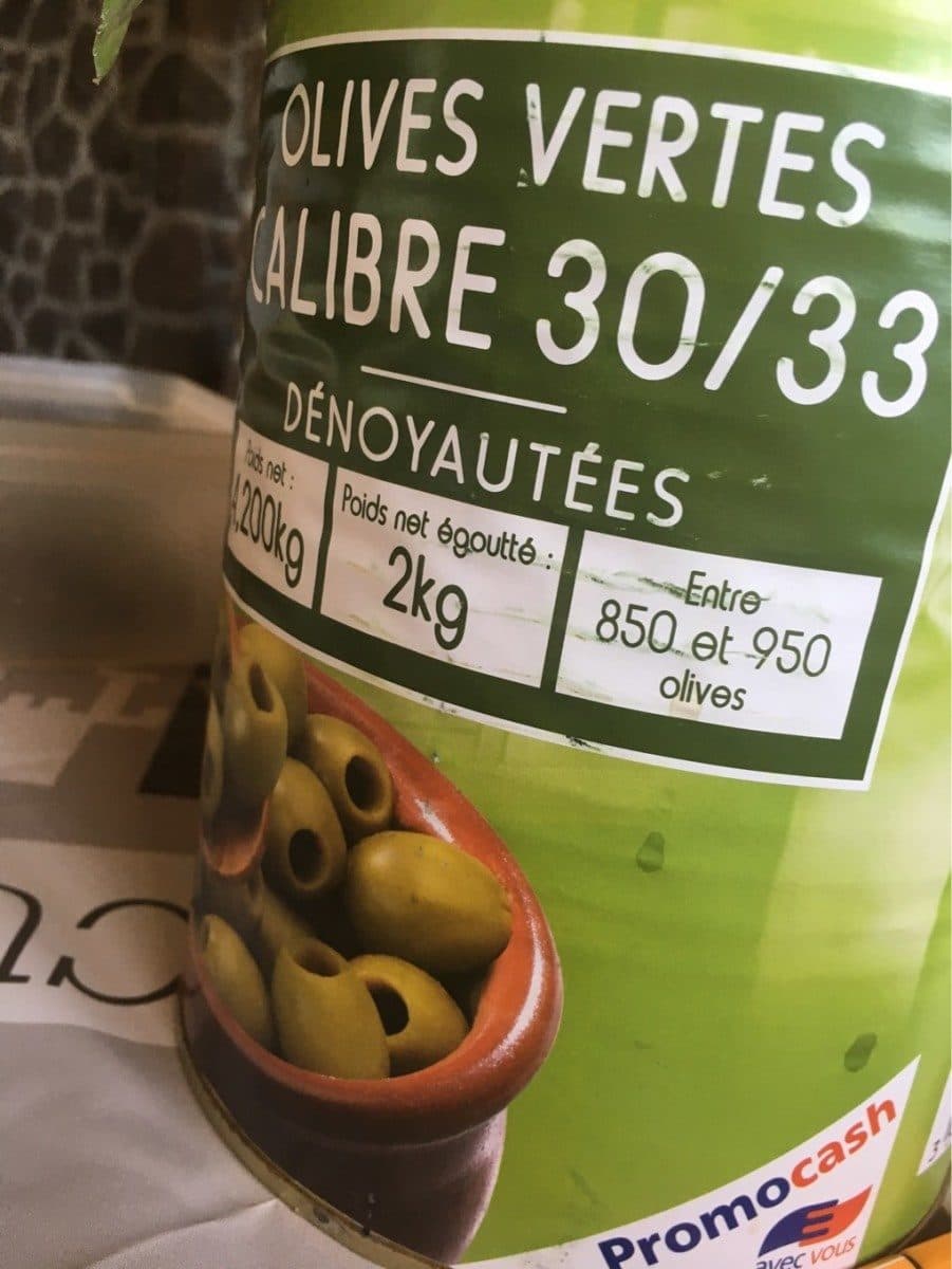 Open Food Facts Olive verte packshot