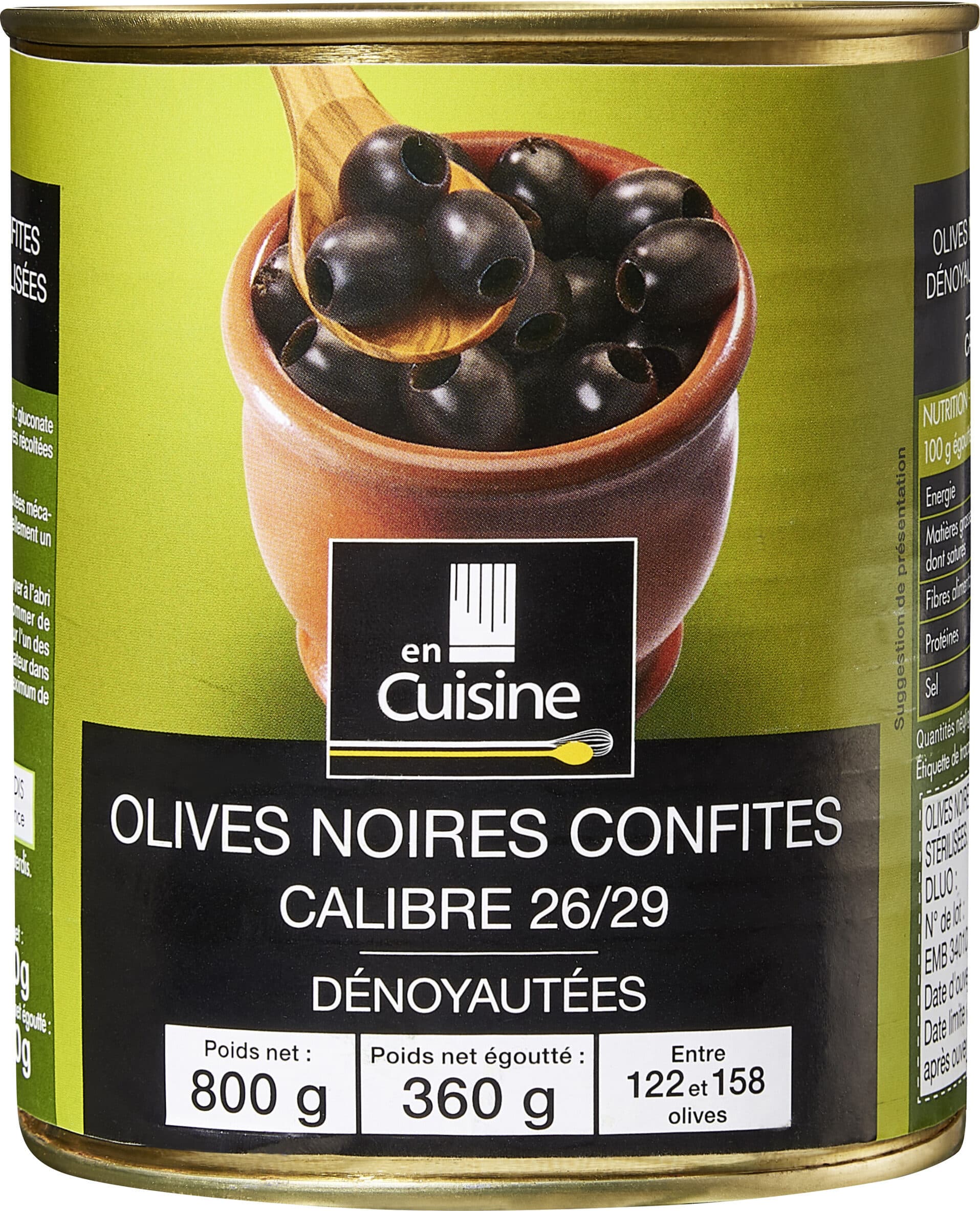 En Cuisine 4 / 4 Olive Noire Denoyautee 26 / 29 En Cuisine packshot