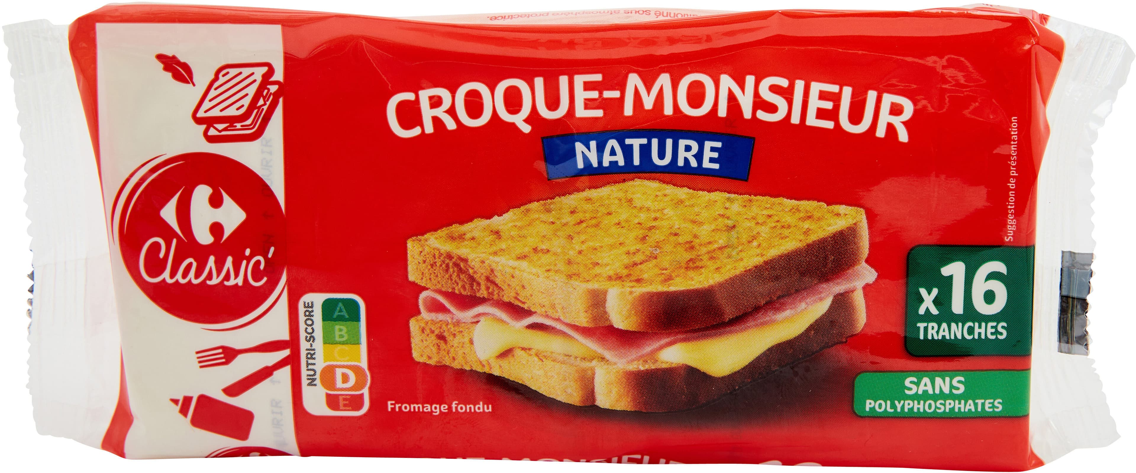 Carrefour CROQUE-MONSIEUR Fromage Fondu packshot