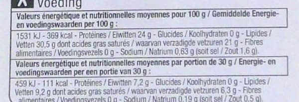 Carrefour Noord-Hollandse Gouda Jeune (30,5% MG) packshot