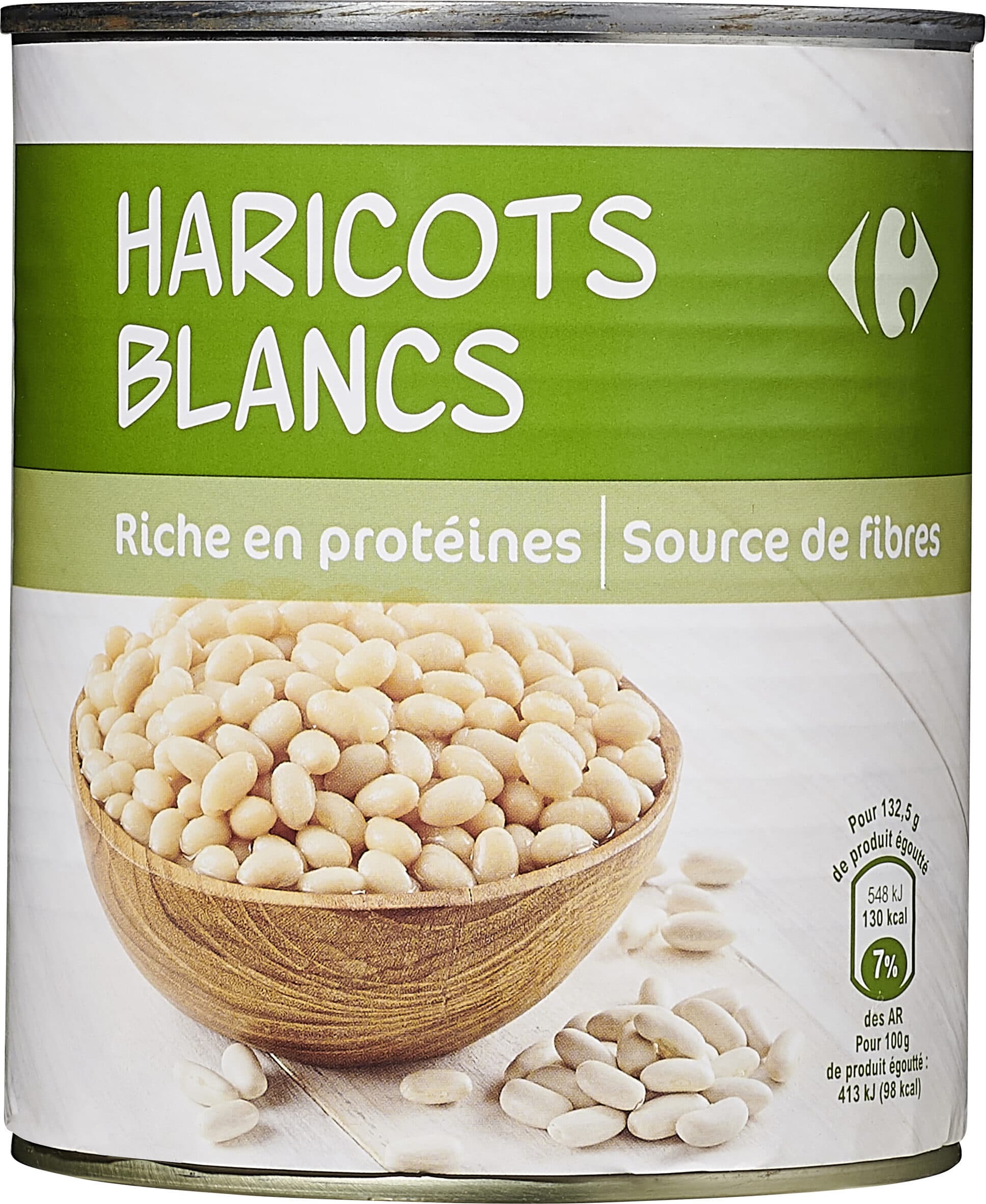 Carrefour Haricots blancs packshot