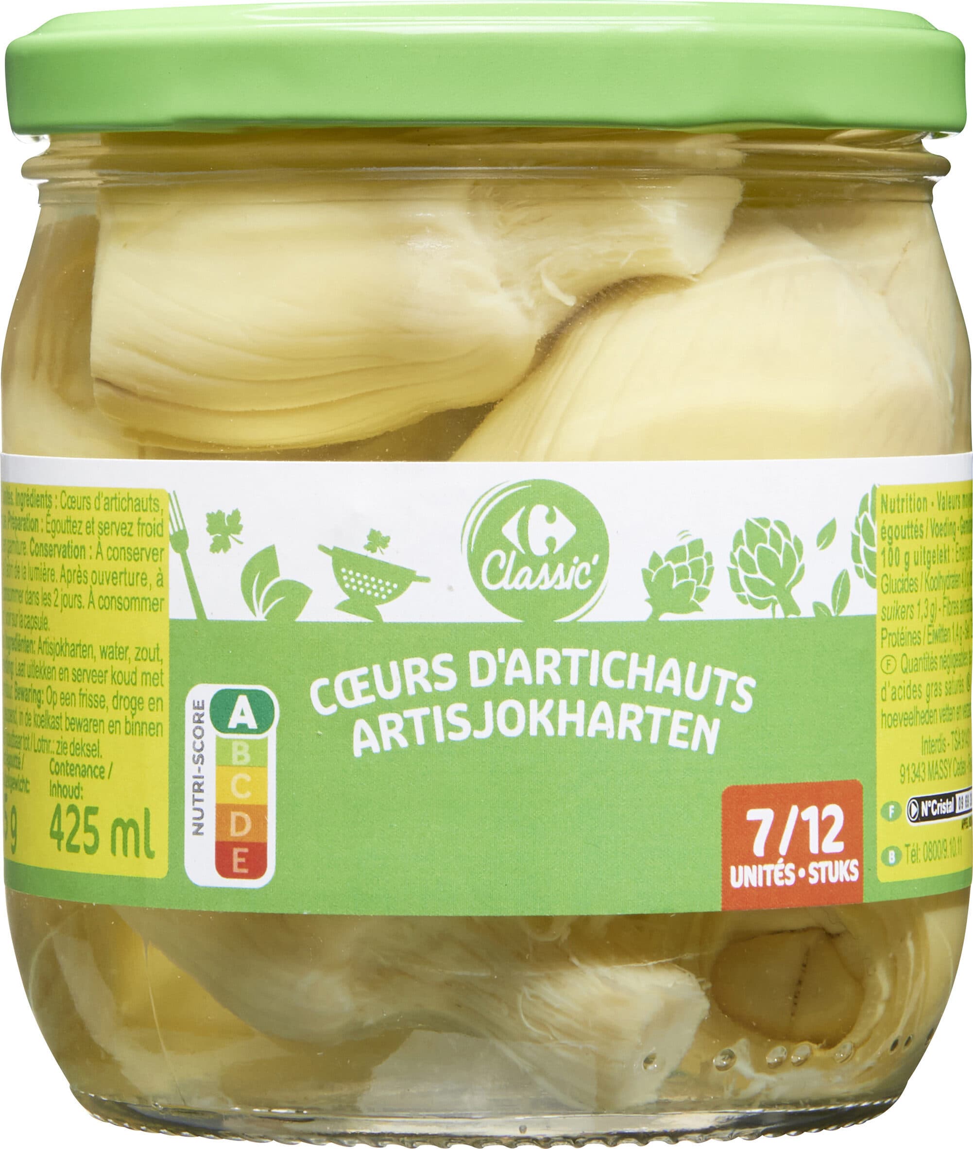 Carrefour Coeurs d'artichauts packshot