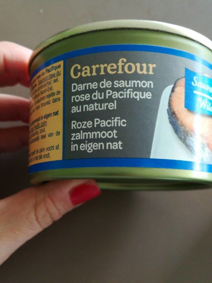 carrefour Darme de saumon rose du pacifique au naturel packshot
