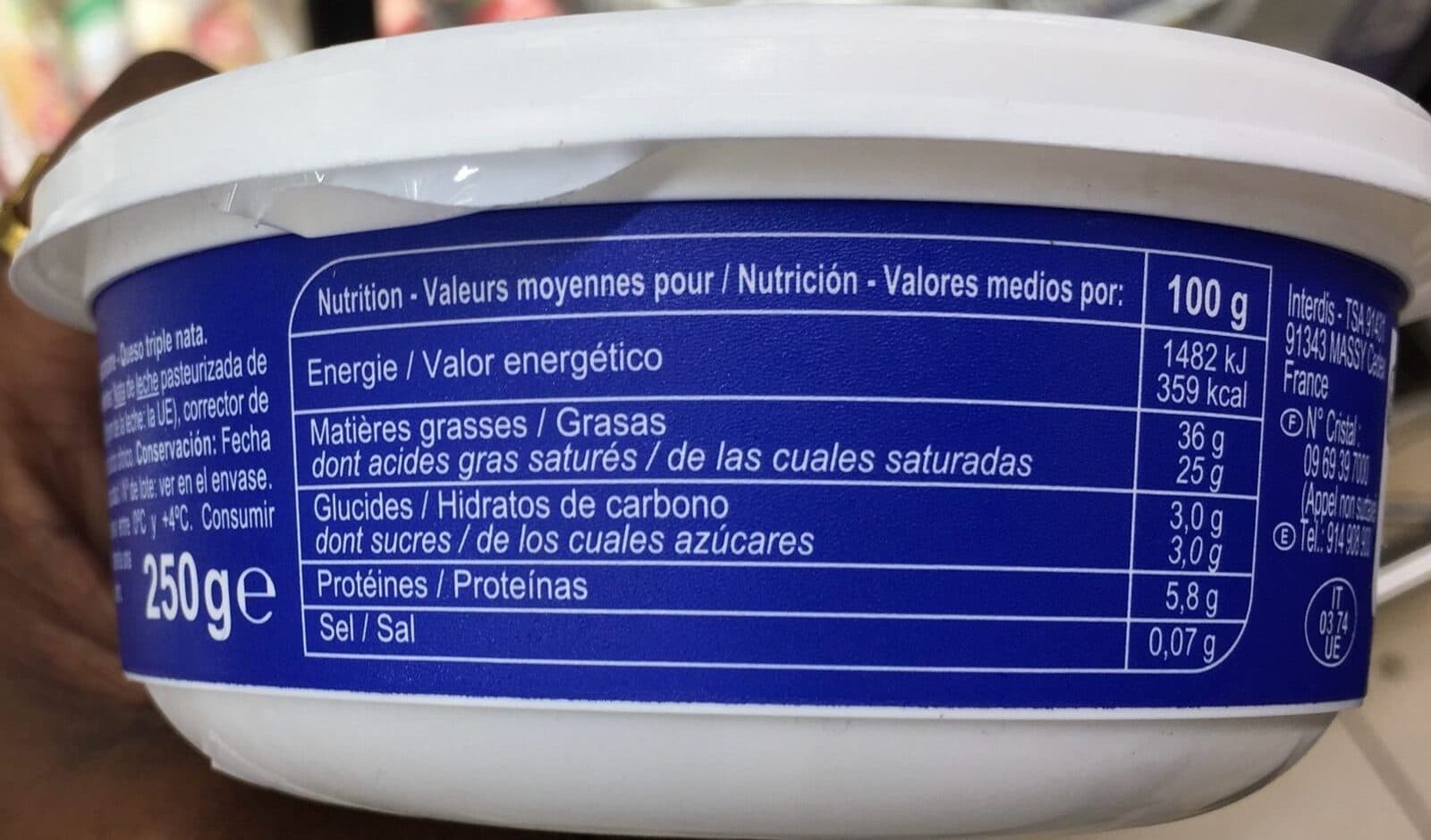 Carrefour Mascarpone packshot