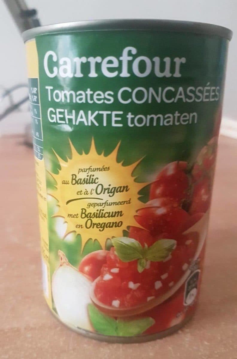 Carrefour Pulpe de tomates Oignons, basilic & origan packshot