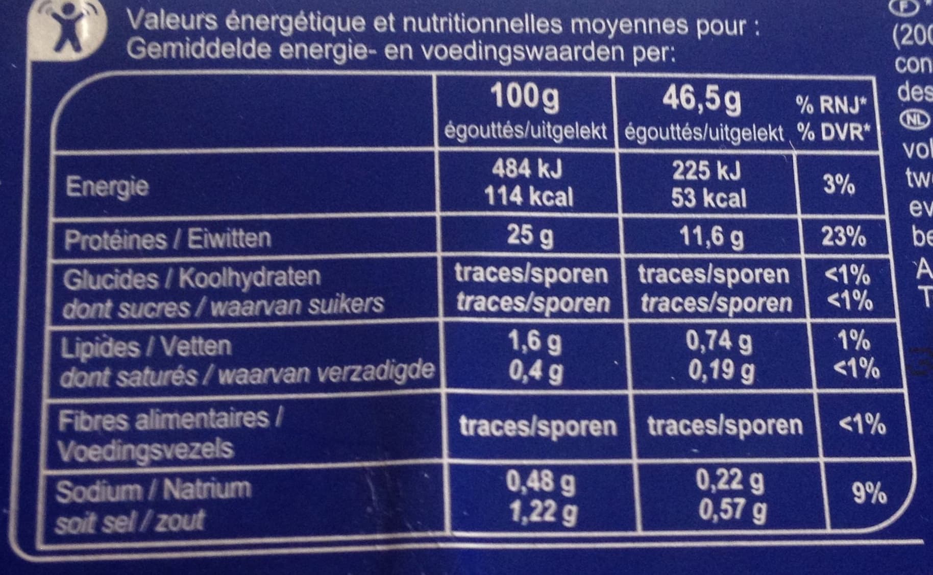 Extra THON EN TRANCHES Albacore AU NATUREL packshot