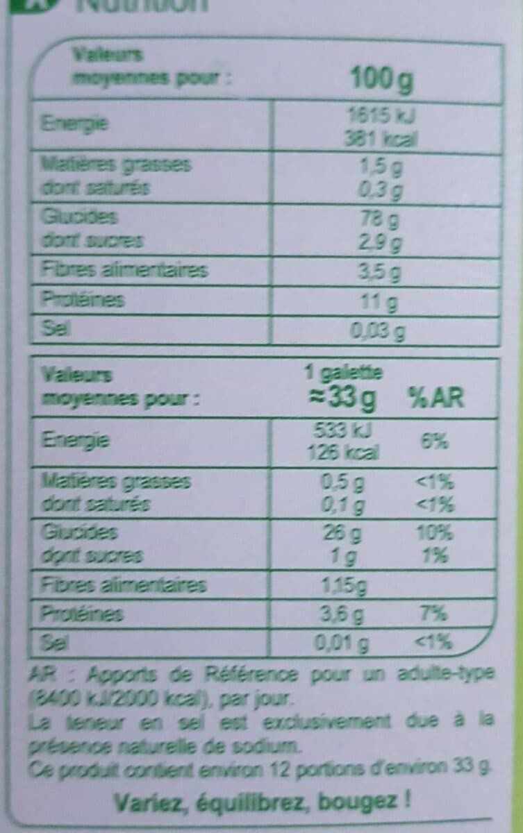 Carrefour Pain azyme packshot