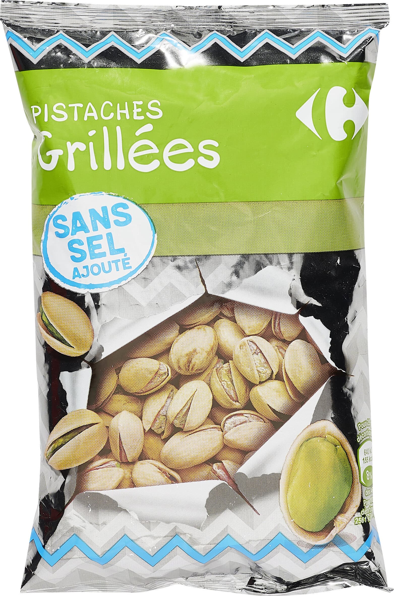Carrefour Pistaches grillees packshot