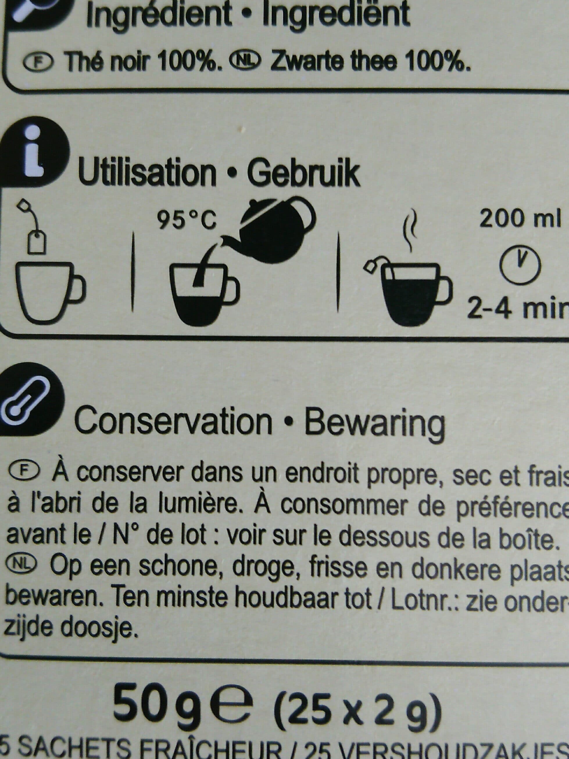 Carrefour English breakfast packshot