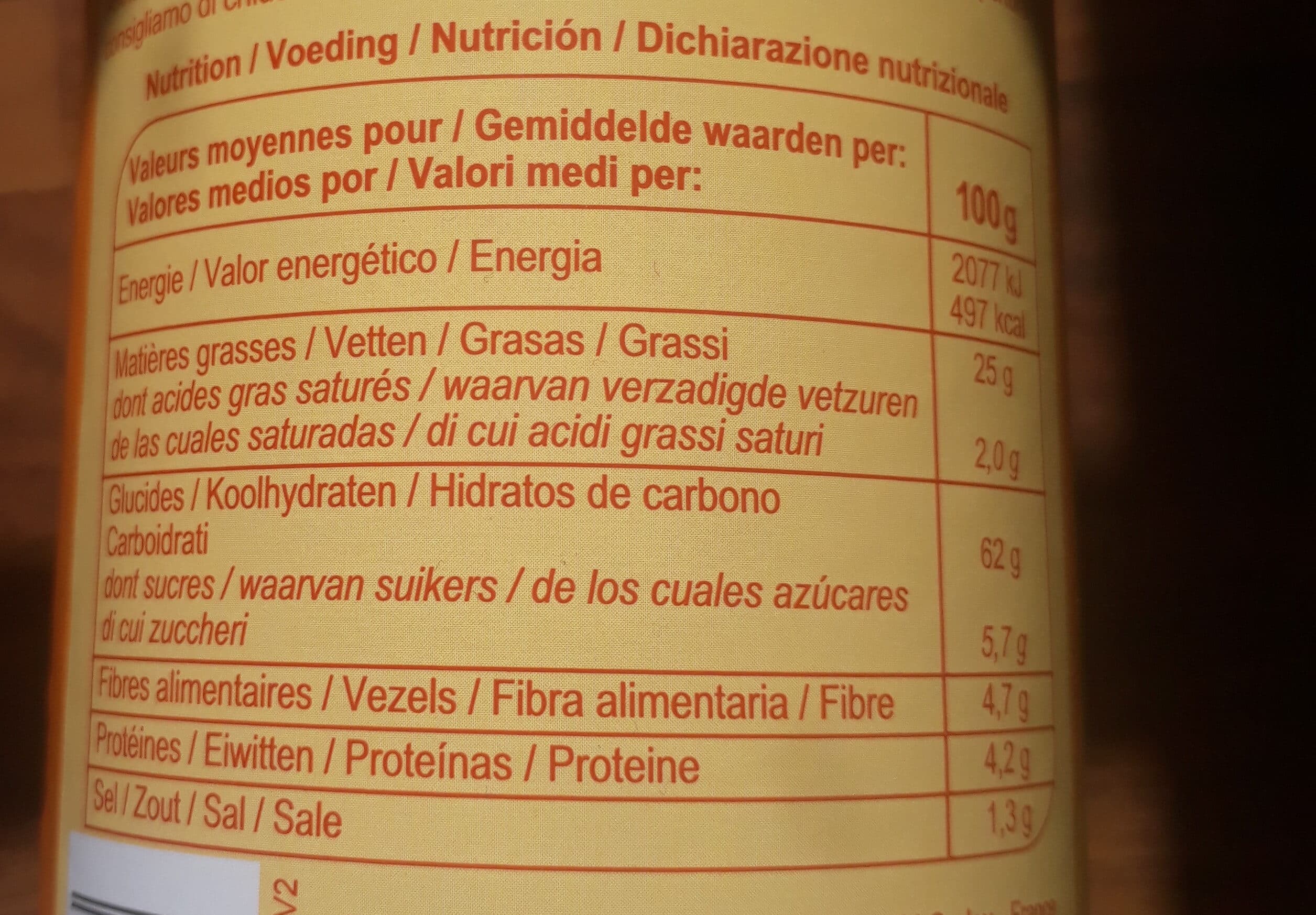 CMI (Carrefour Marchandises Internationales) TUILES goût paprika packshot