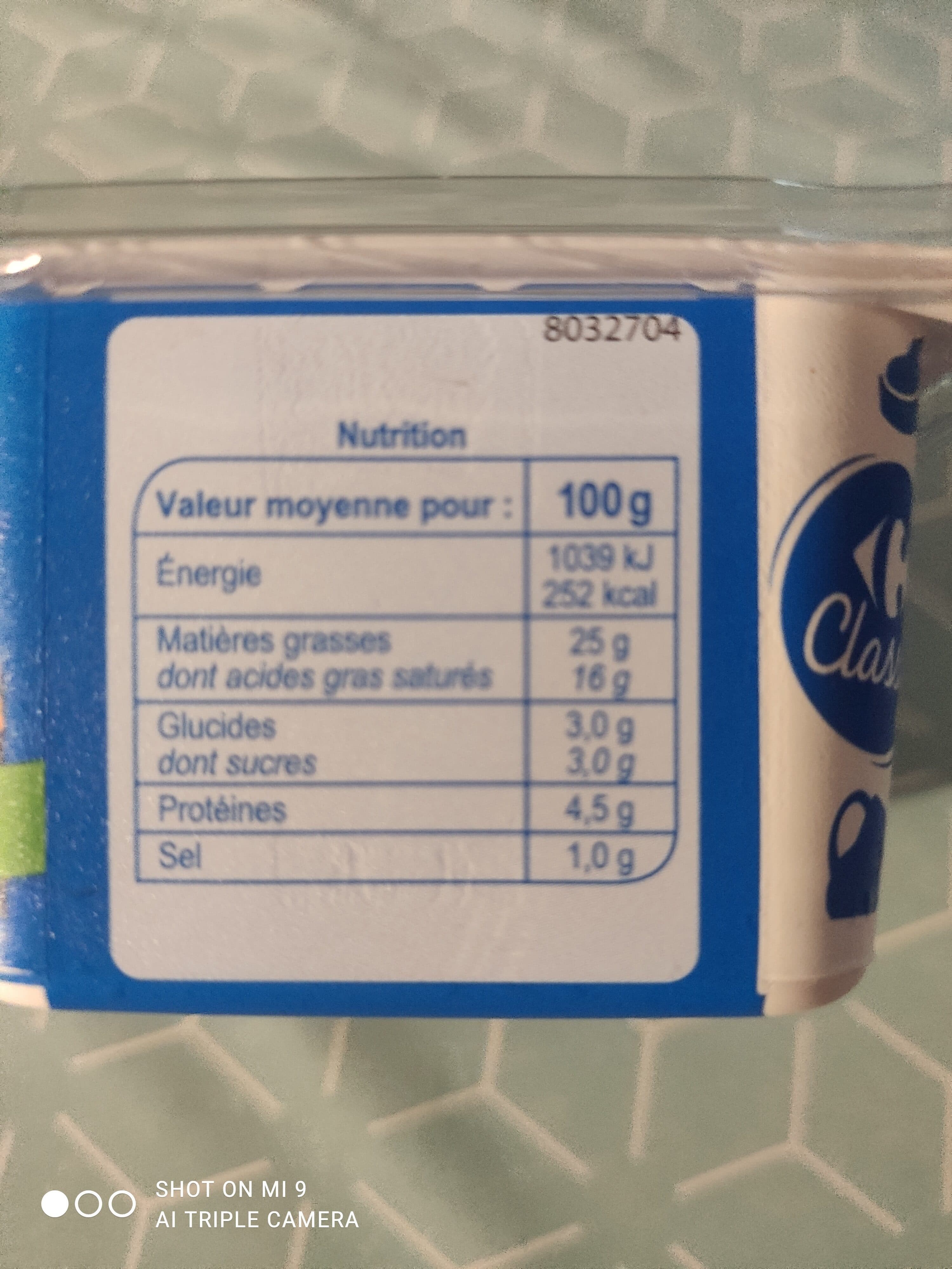 Carrefour Classic Tarti'Bon Nature packshot