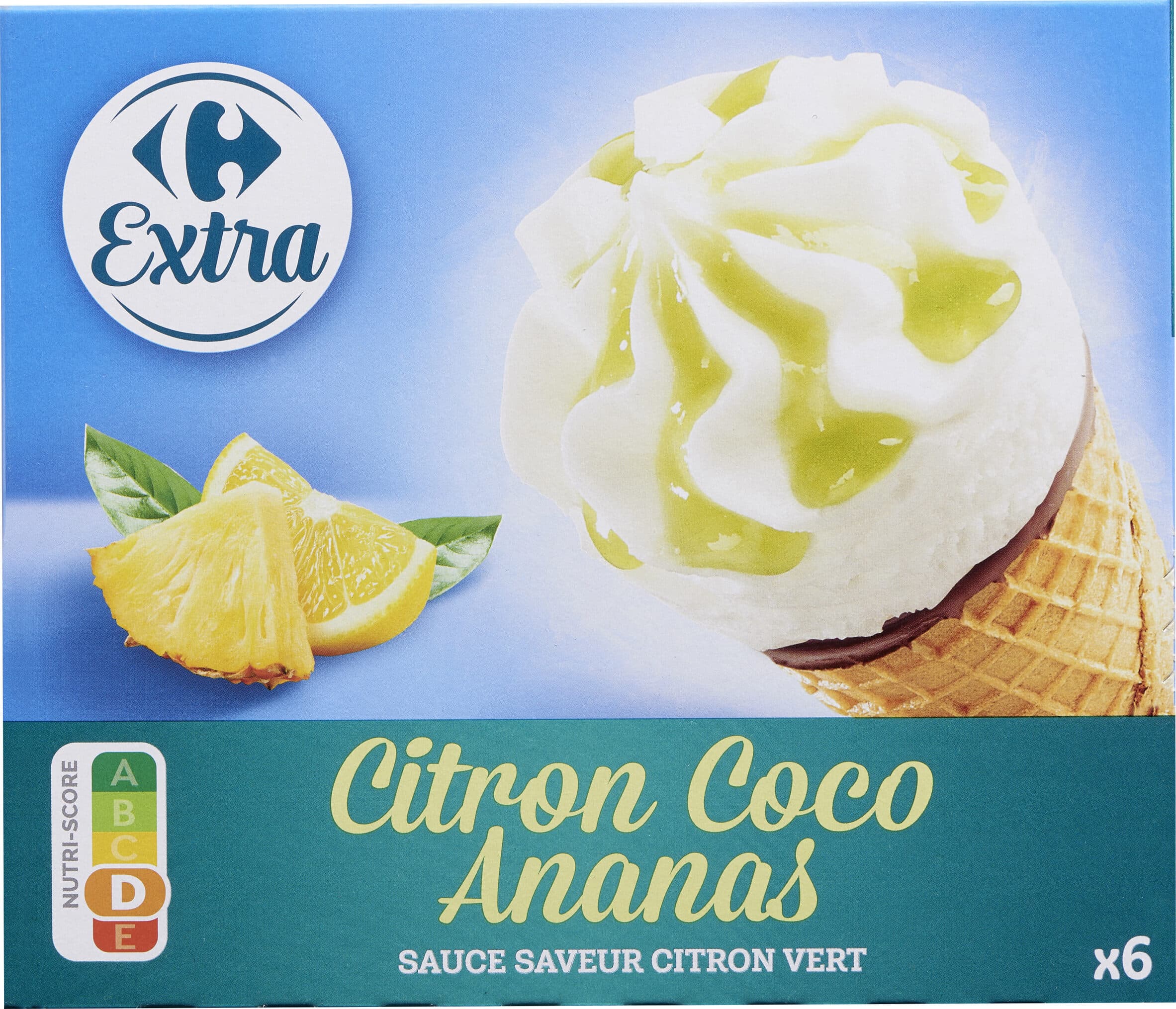 Carrefour Citron Coco Ananas packshot