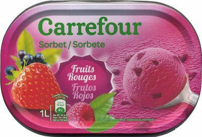 Carrefour Sorbet Fruits rouges packshot