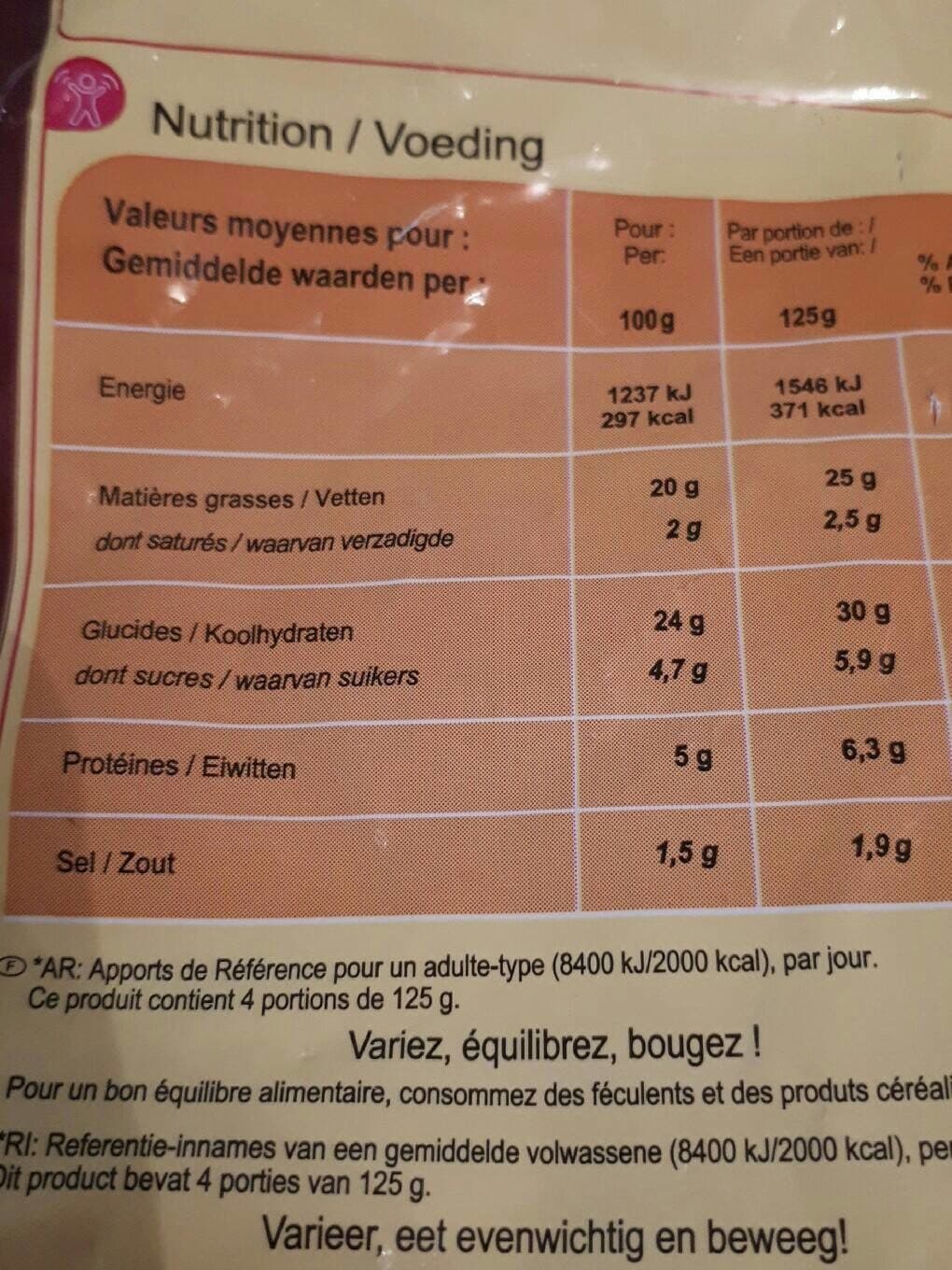 Carrefour Pommes Dauphine packshot