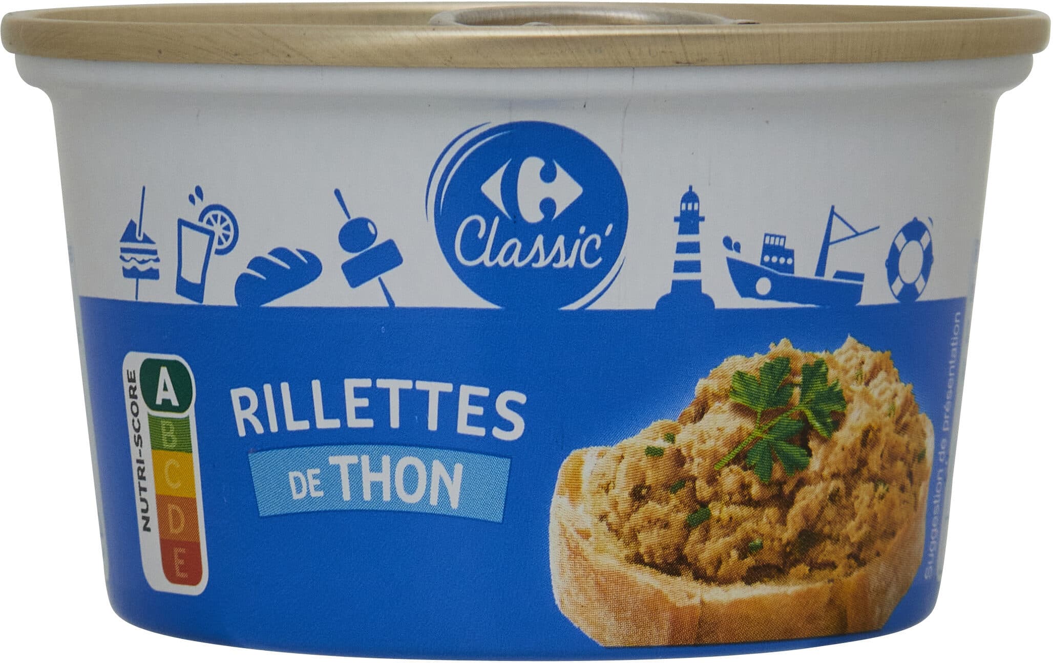 Carrefour Rillettes de thon packshot