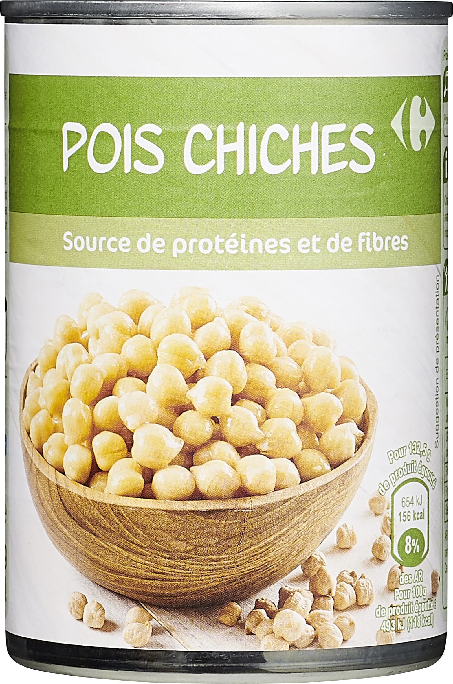 Carrefour Pois chiches packshot