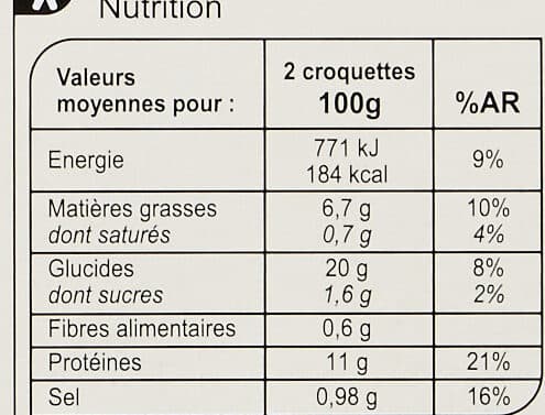 Carrefour 20 croquettes de colin d'alaska packshot