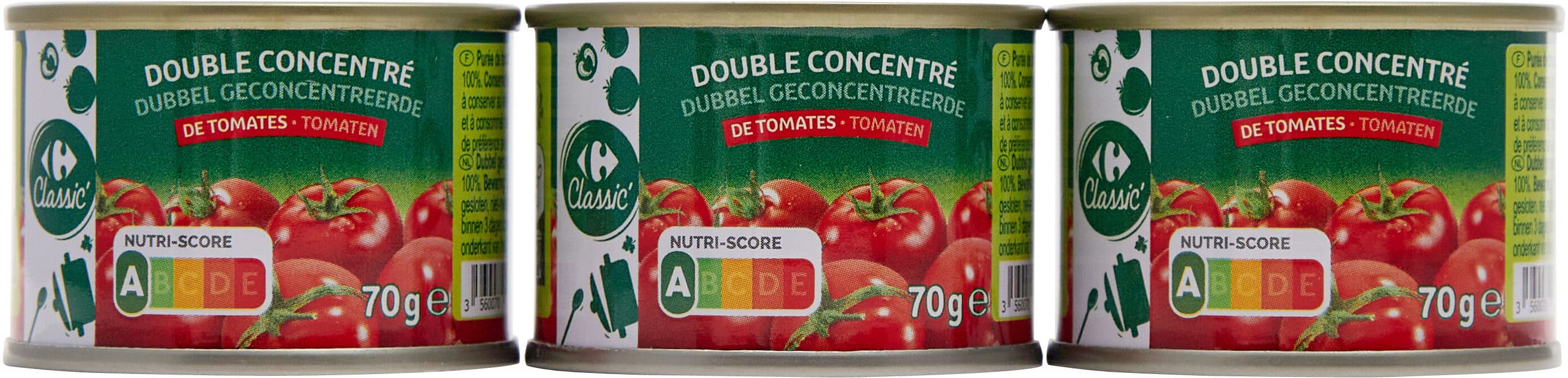 Carrefour Double concentré de tomates packshot