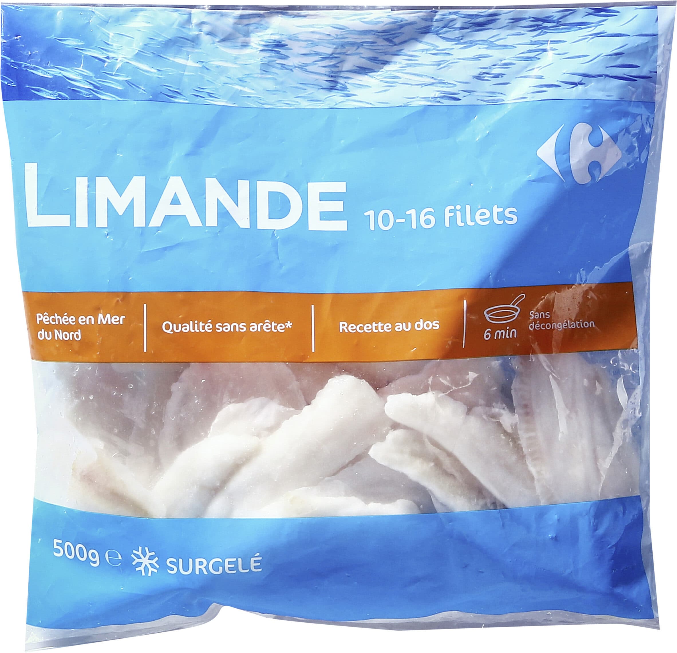 Carrefour Filets Limande du Nord packshot