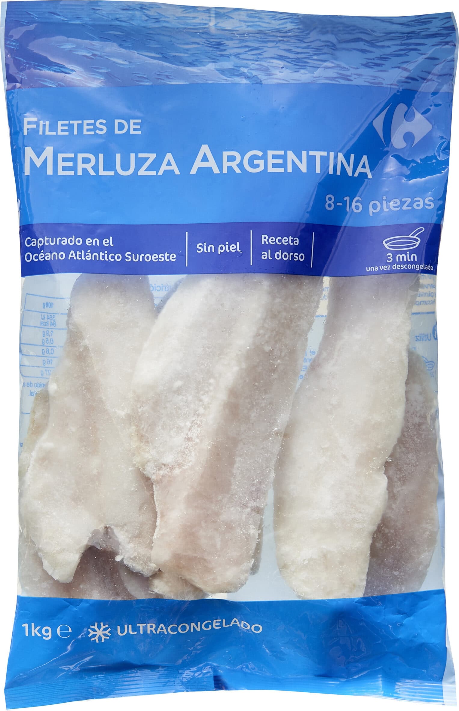 Carrefour Filetes de merluza packshot