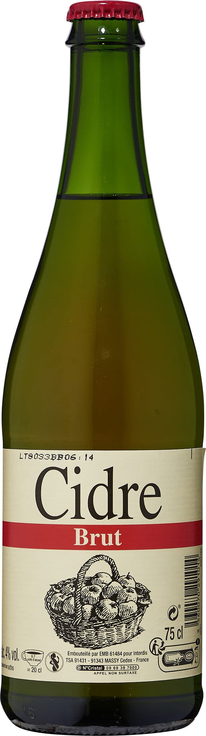 Carrefour Cidre Brut packshot