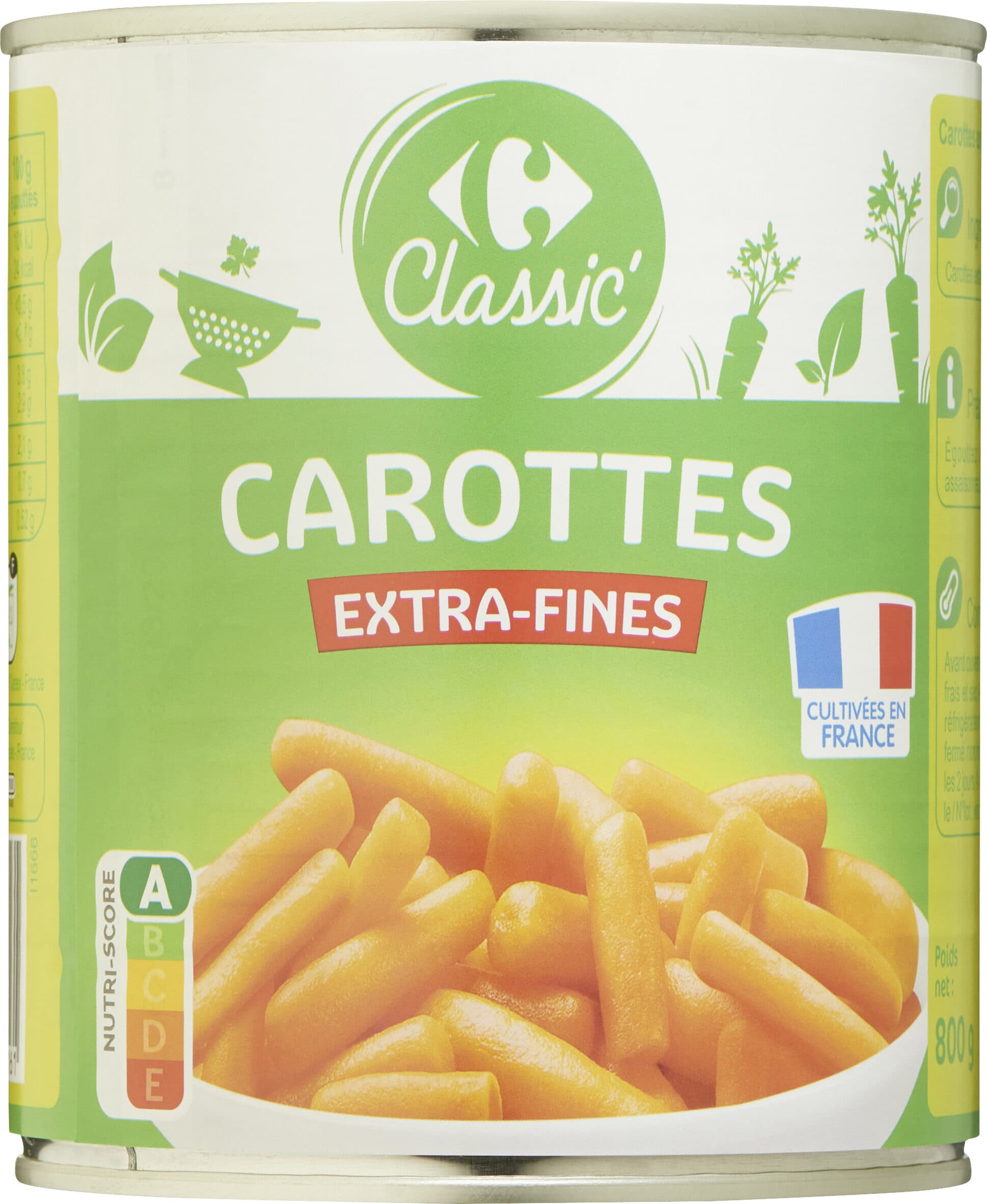 Carrefour Carottes Extra-Fines packshot