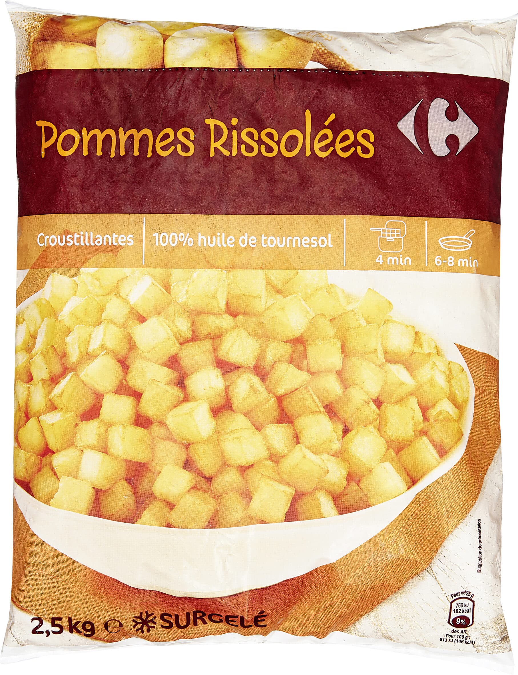Carrefour Pommes rissolées packshot