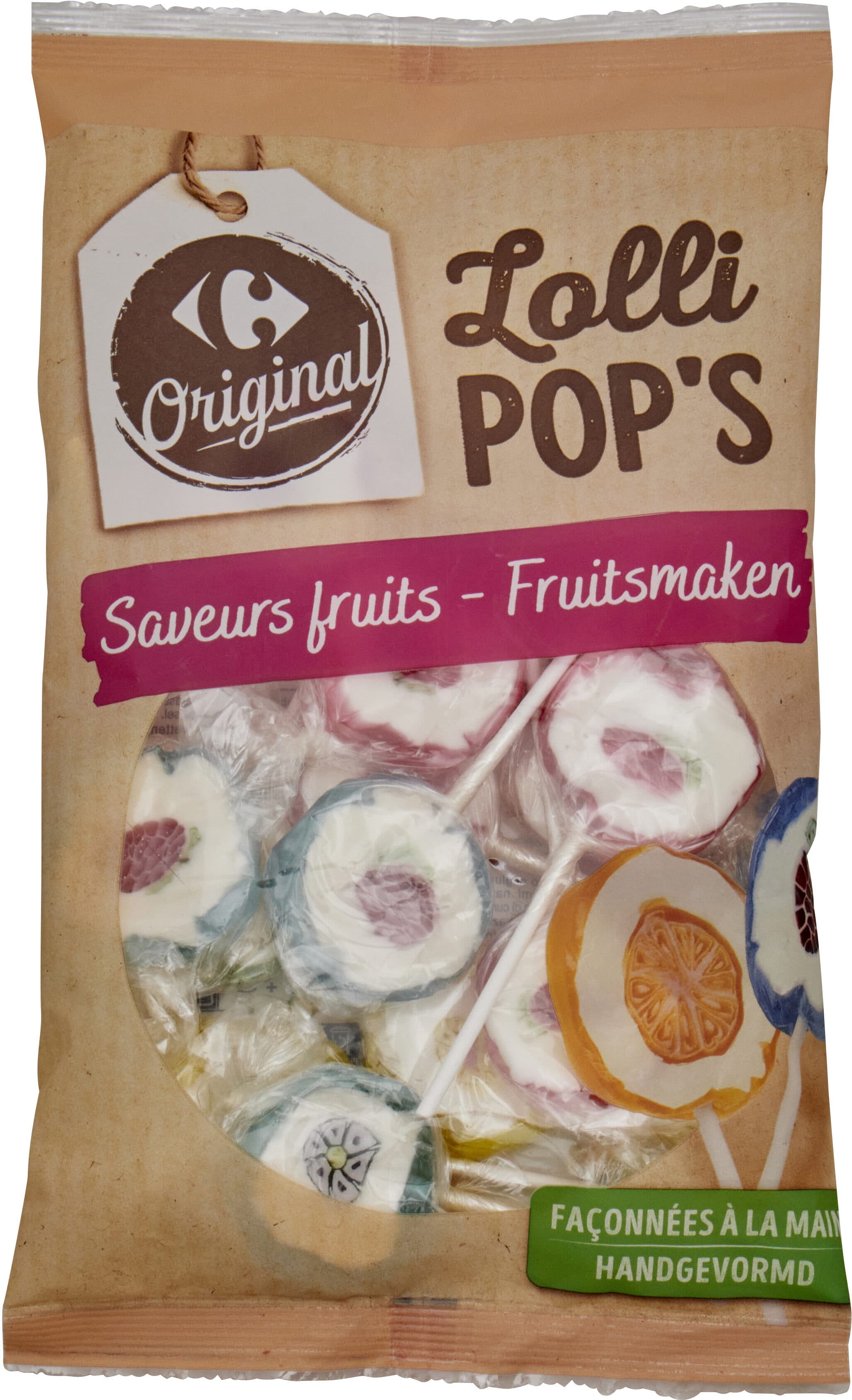 Carrefour Lolli POP'S Saveurs fruits packshot