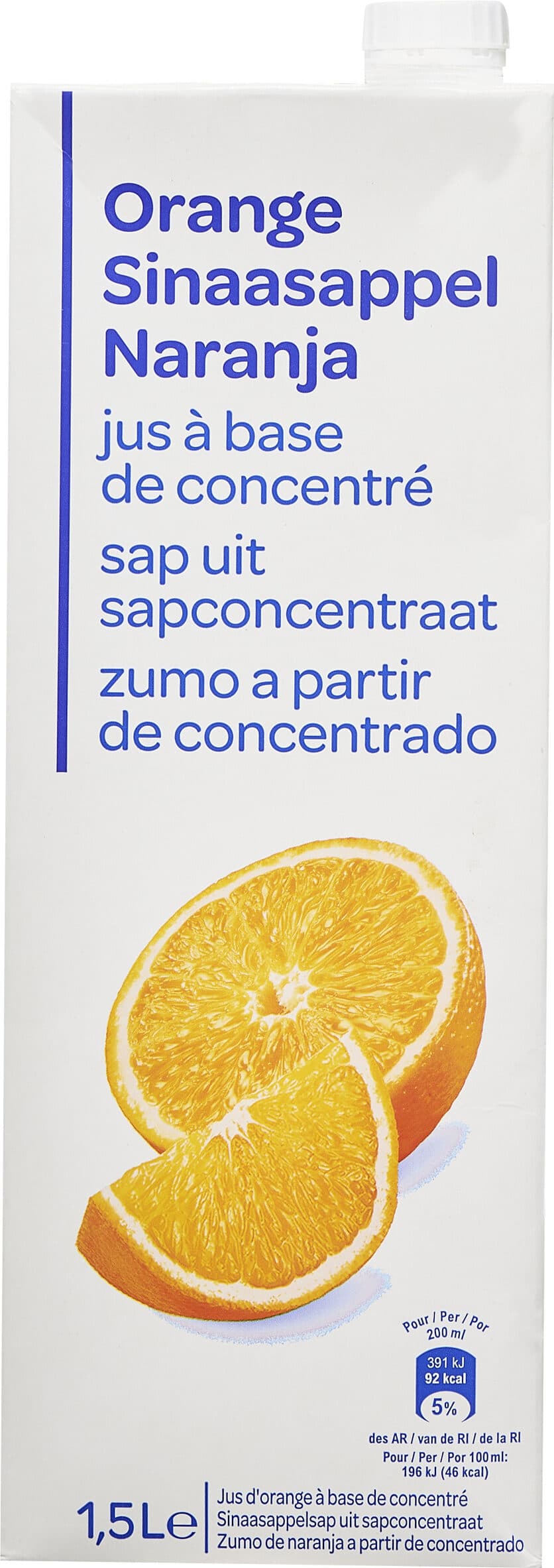 Carrefour Orange Jus à base de concentré packshot