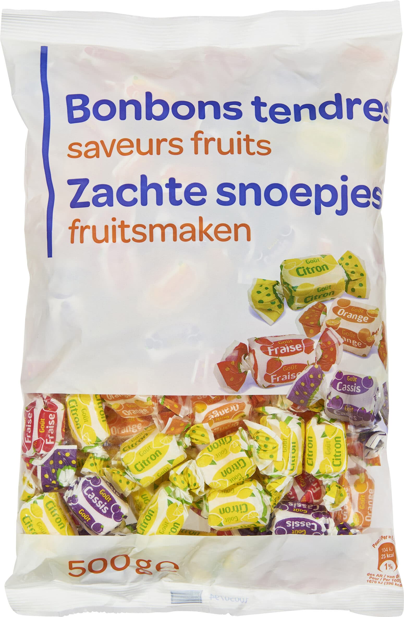 Carrefour Bonbons tendres Saveurs fruits packshot