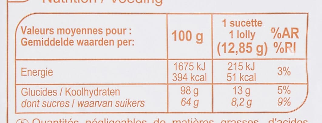Carrefour Sucettes Lolly's - goûts fruits & cola packshot