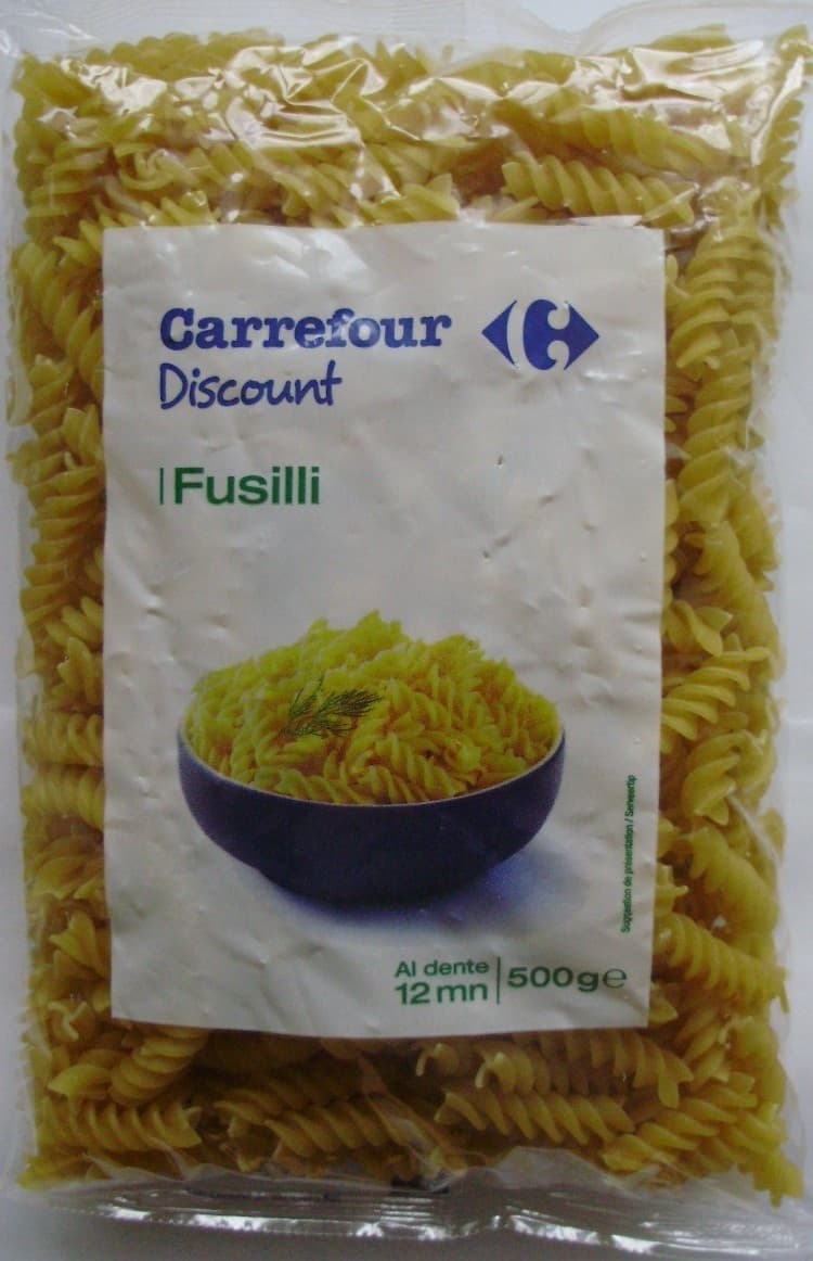 CMI (Carrefour Marchandises Internationales) Fusilli packshot
