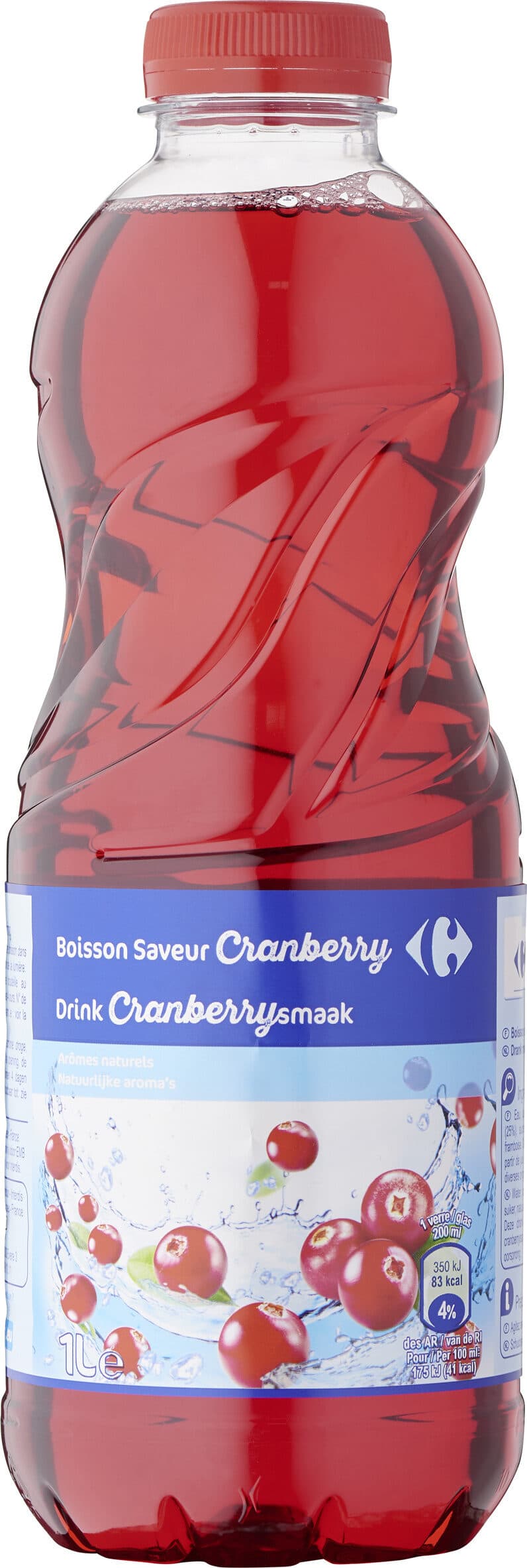 Carrefour Boisson Saveur Cranberry packshot