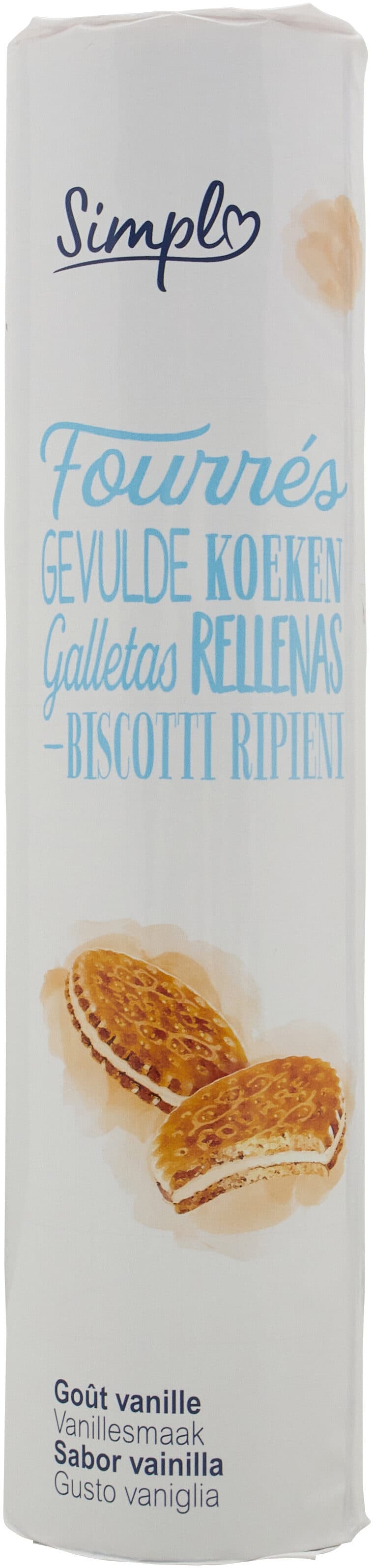 Carrefour Fourrés Goût vanille packshot