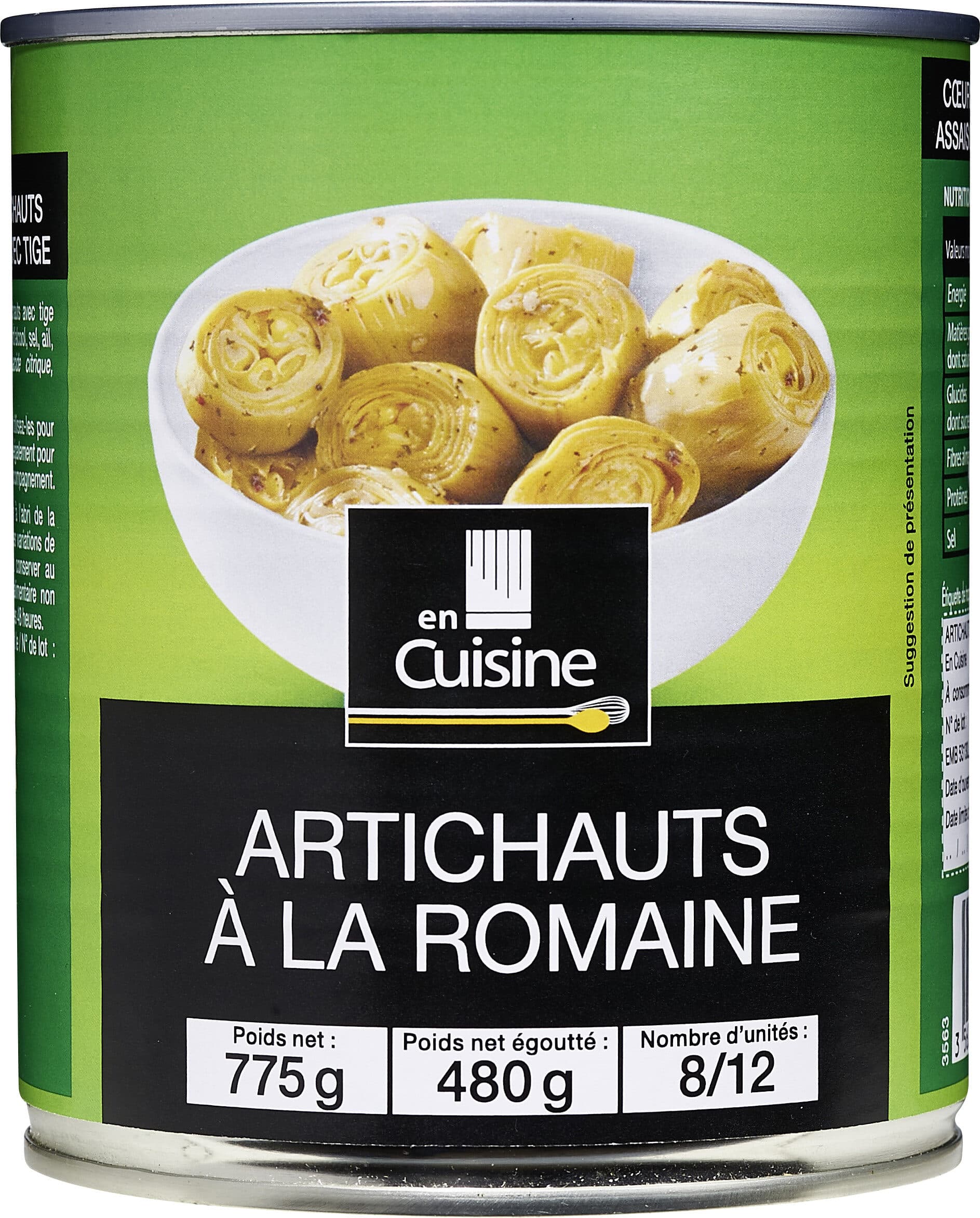 Carrefour Artichauts à la romaine packshot