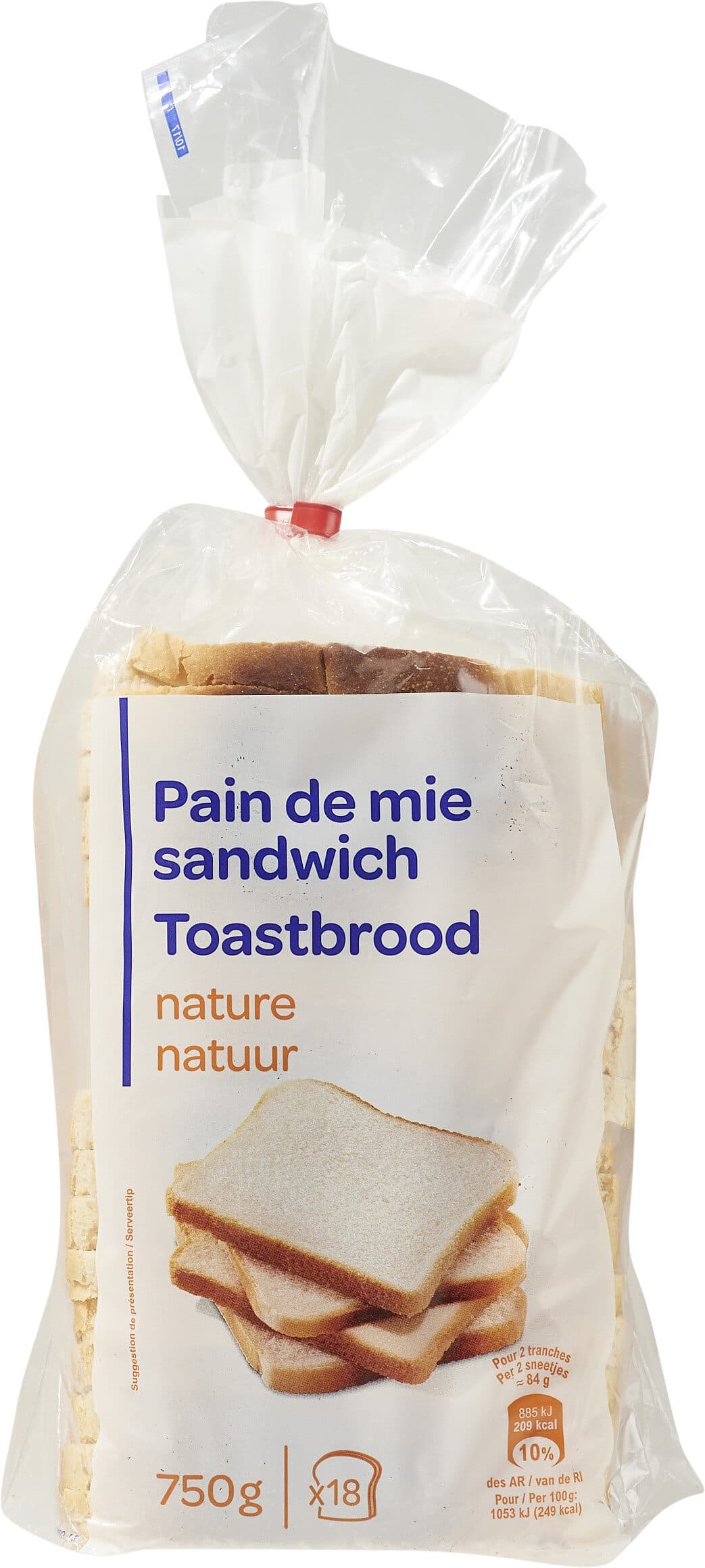Carrefour Pain DE mie packshot