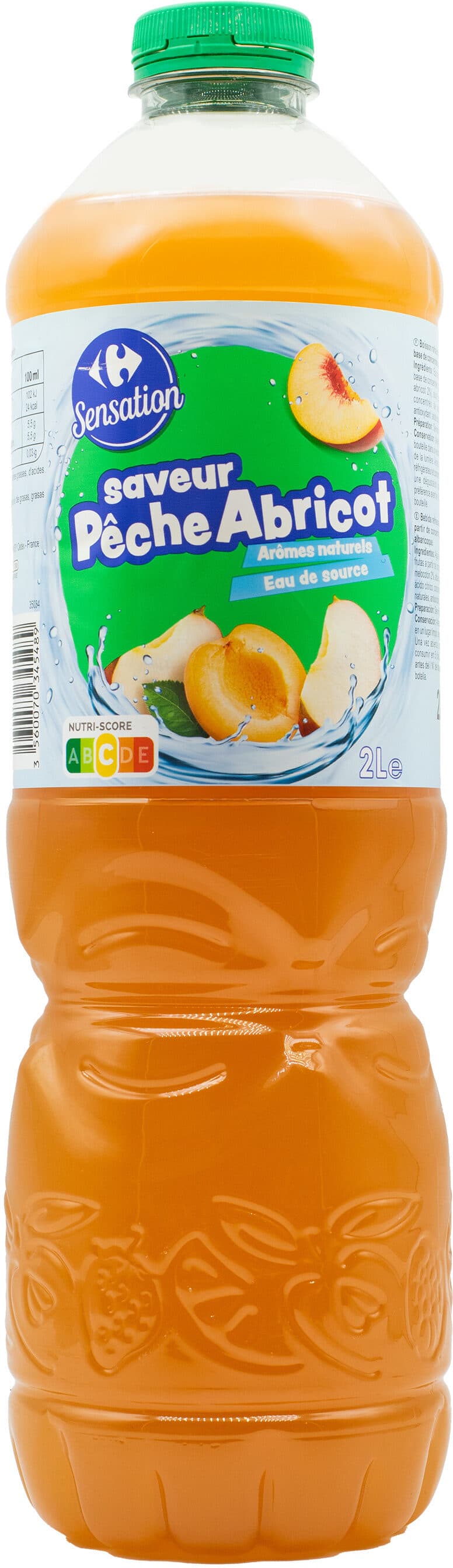 Carrefour Saveur pêche abricot à l'eau de source packshot